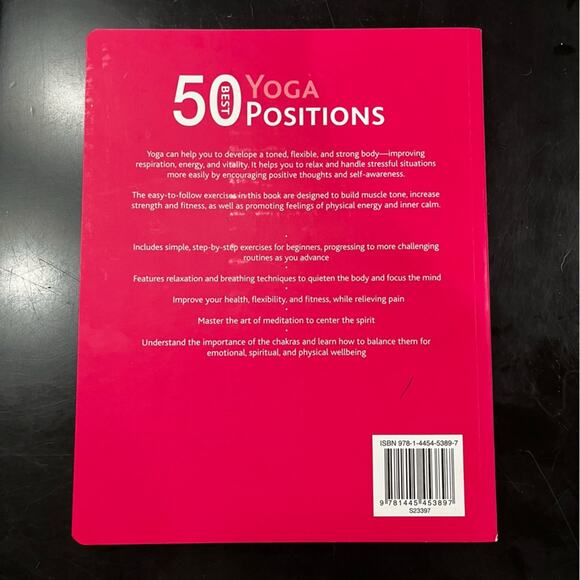 NEW Yoga 50 Best Yoga Positions Large Soft Cover Book Original + Alternative NWT - Picture 11 of 11